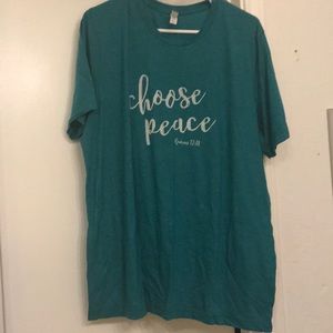 “Choose peace” t-shirt